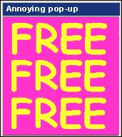 Eliminate PopUps